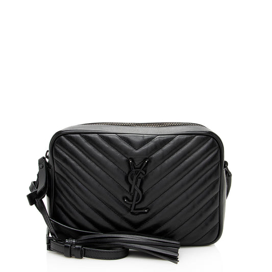Saint Laurent Matelasse Calfskin Lou Camera Bag (SHF-19945)