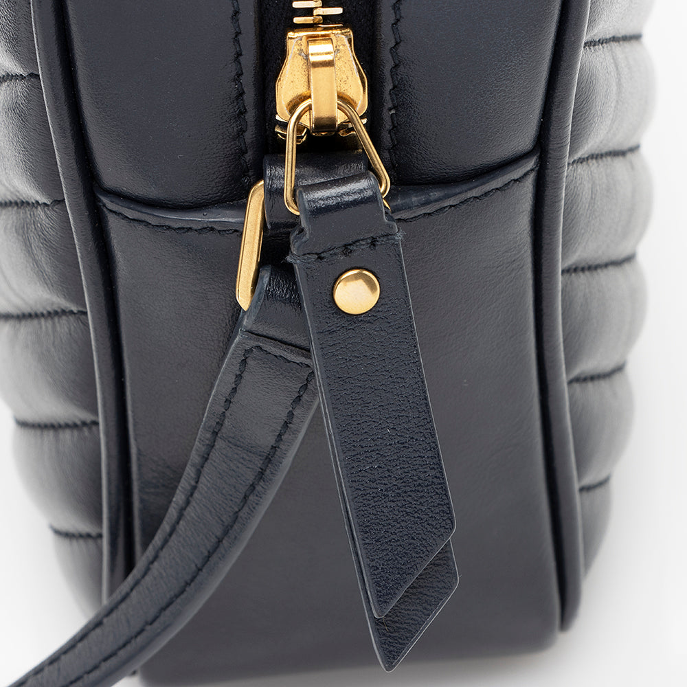 Saint Laurent Matelasse Calfskin Lou Camera Bag (SHF-20118)