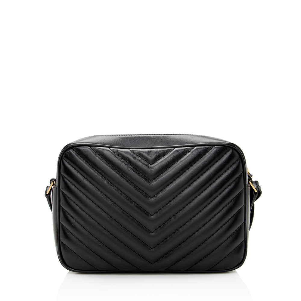 Saint Laurent Matelasse Calfskin Lou Camera Bag (SHF-21626)