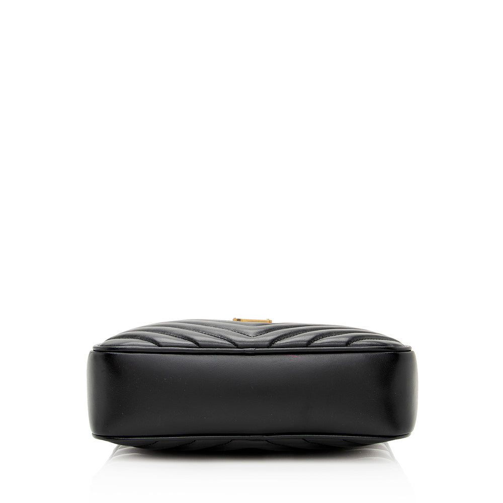 Saint Laurent Matelasse Calfskin Lou Camera Bag (SHF-21626)