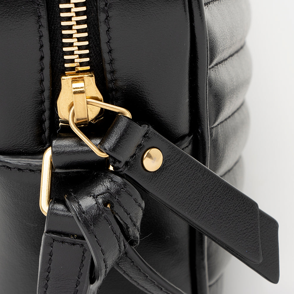 Saint Laurent Matelasse Calfskin Lou Camera Bag (SHF-21626)