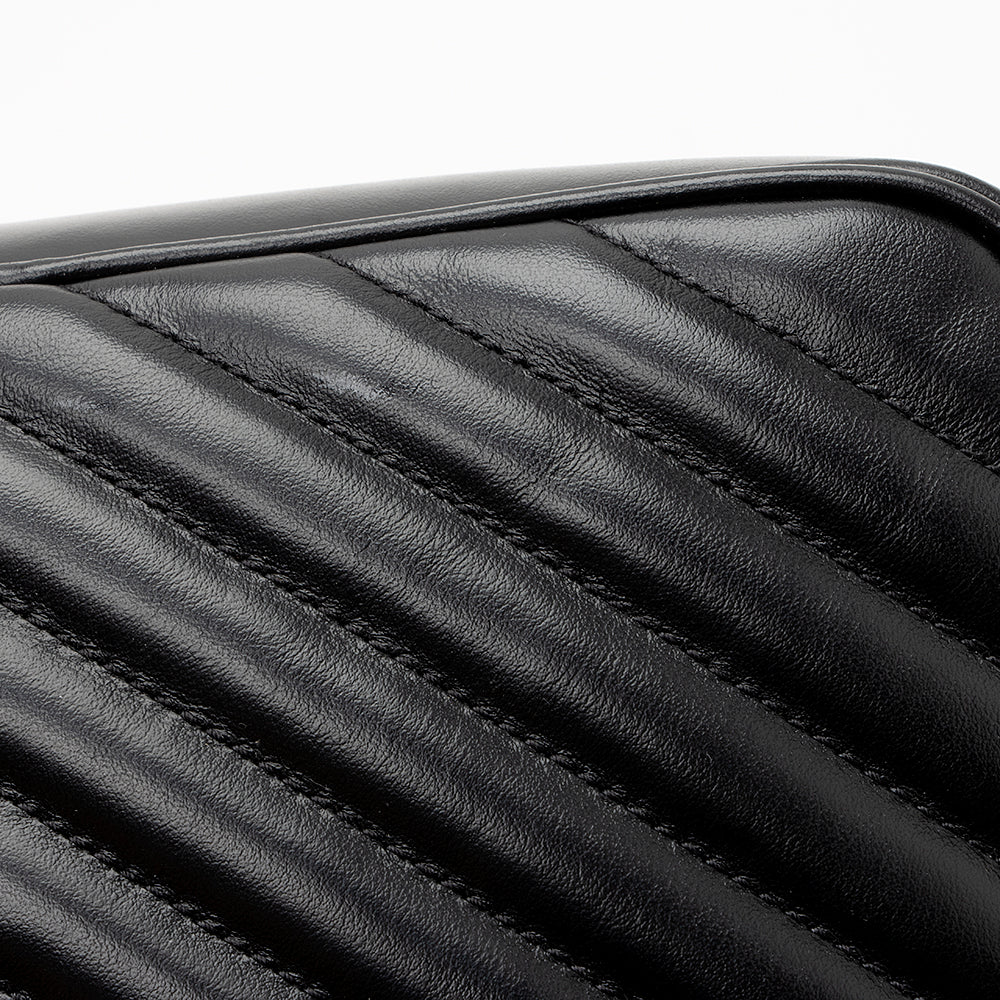 Saint Laurent Matelasse Calfskin Lou Camera Bag (SHF-21626)