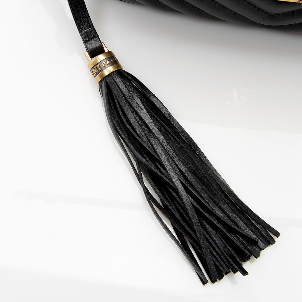Saint Laurent Matelasse Calfskin Lou Camera Bag (SHF-21626)
