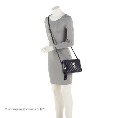 Saint Laurent Matelasse Calfskin Lou Camera Bag (SHF-21626)
