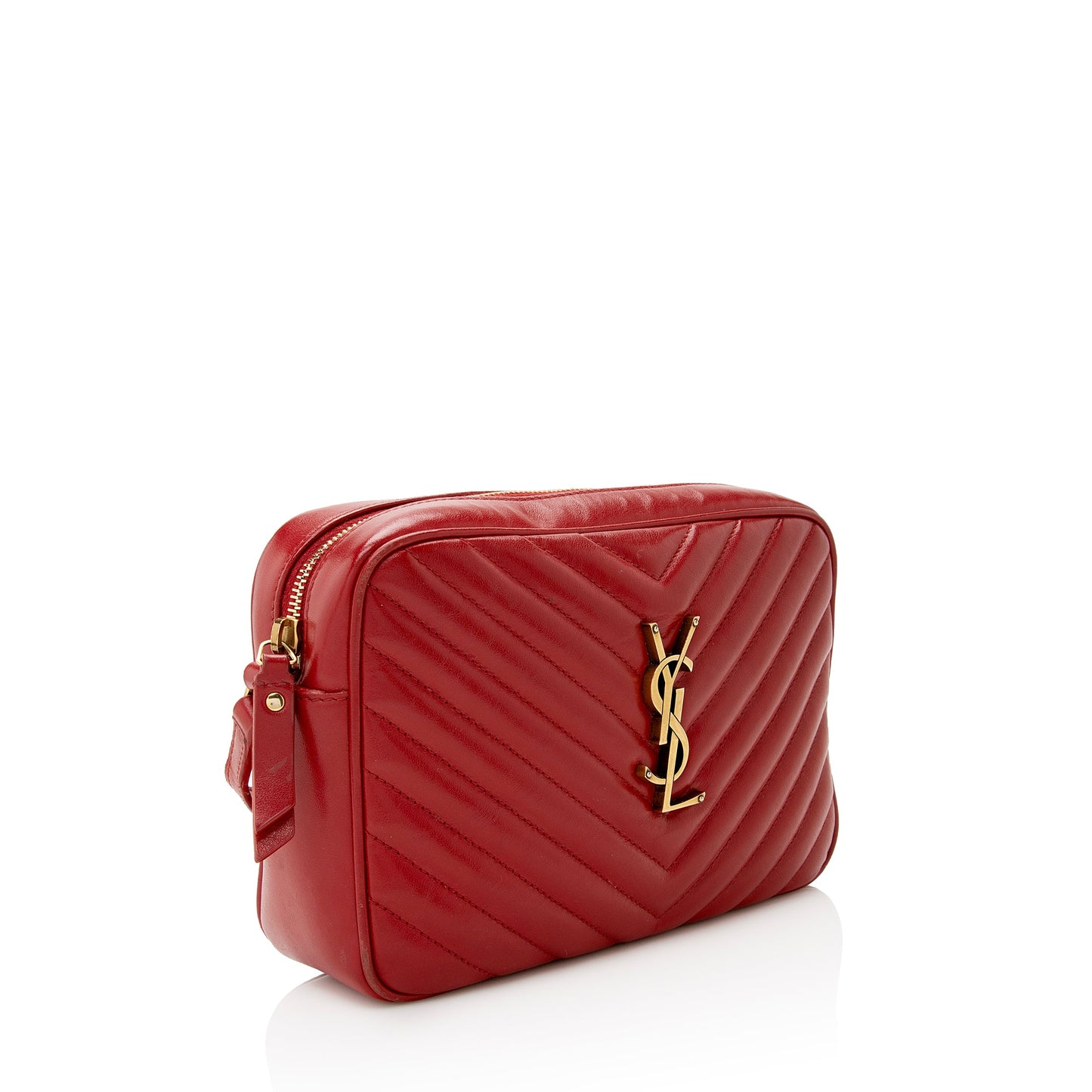 Saint Laurent Matelasse Calfskin Monogram Lou Camera Bag (SHF-22724)