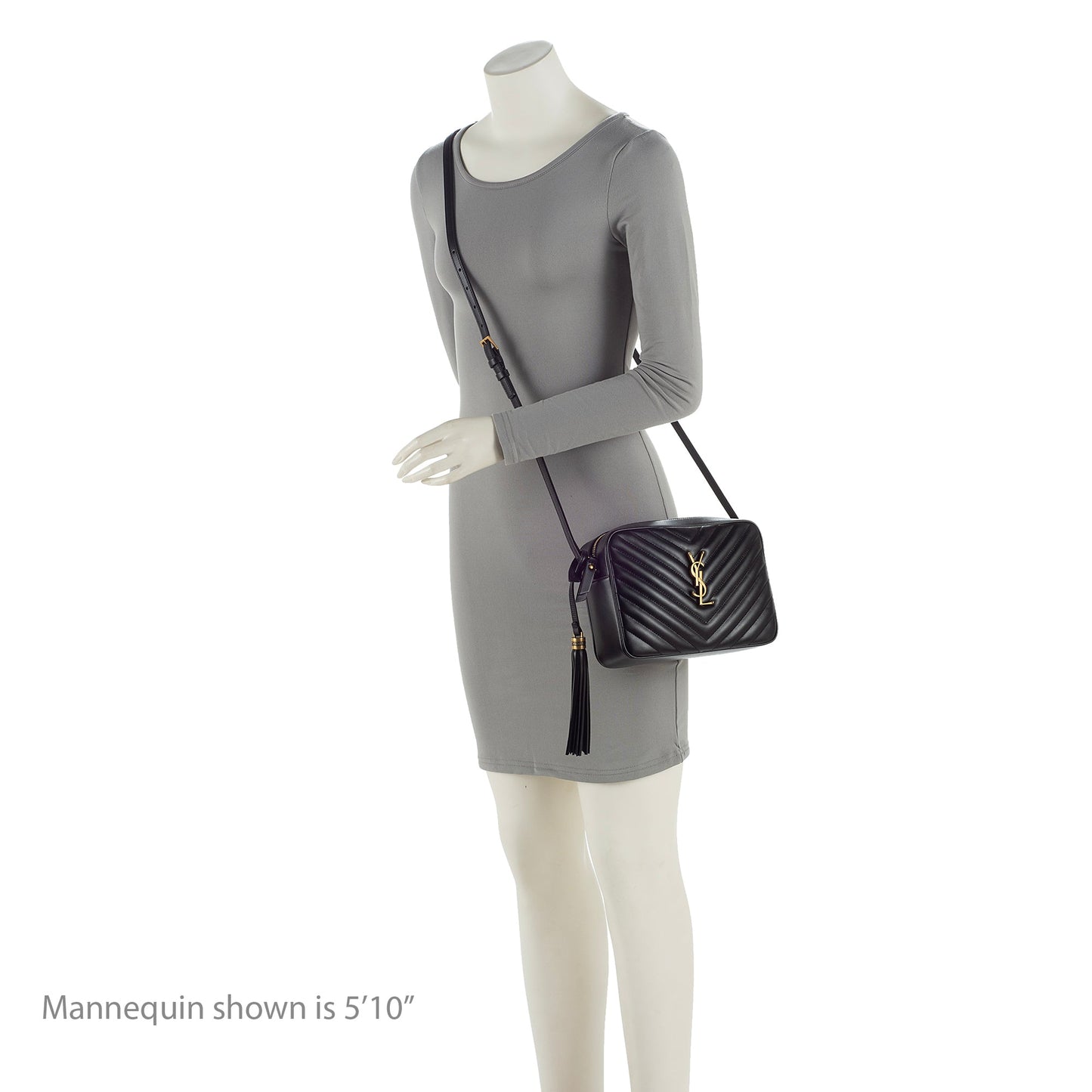 Saint Laurent Matelasse Calfskin Lou Camera Bag (SHF-22762)
