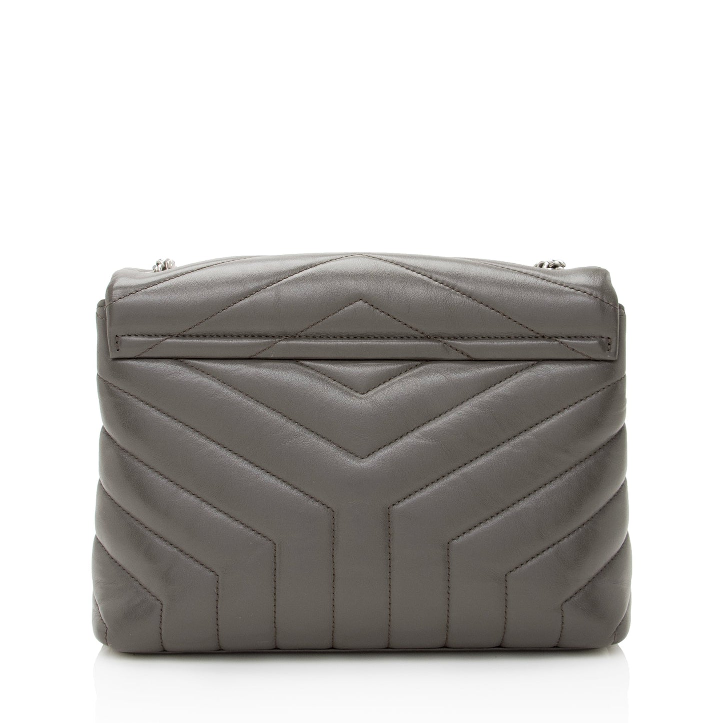 Saint Laurent Matelasse Calfskin LouLou Chain Small Crossbody Bag (SHF-22723)