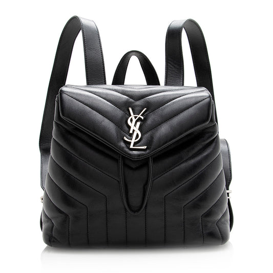 Saint Laurent Matelasse Calfskin LouLou Small Backpack (SHF-20896)