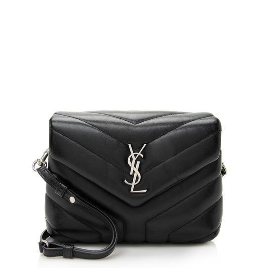 Saint Laurent Matelasse Calfskin LouLou Toy Crossbody Bag (SHF-22682)