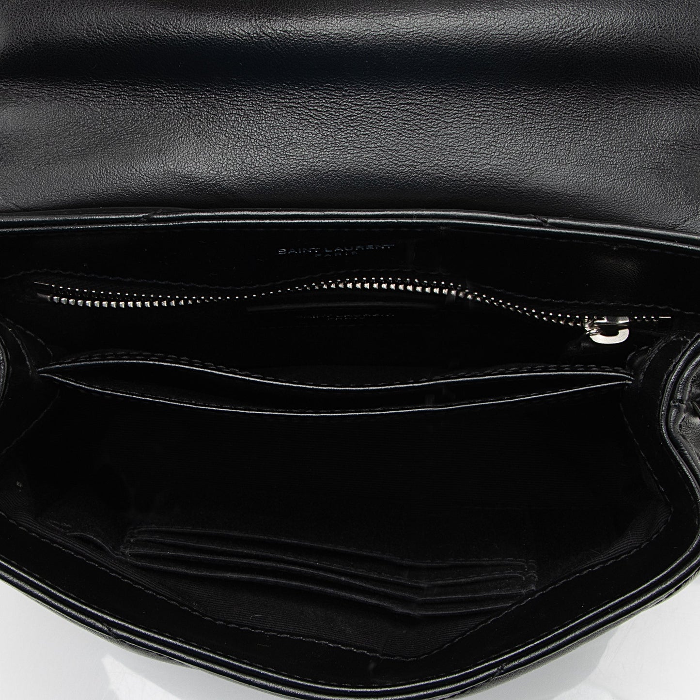 Saint Laurent Matelasse Calfskin LouLou Toy Crossbody Bag (SHF-22682)