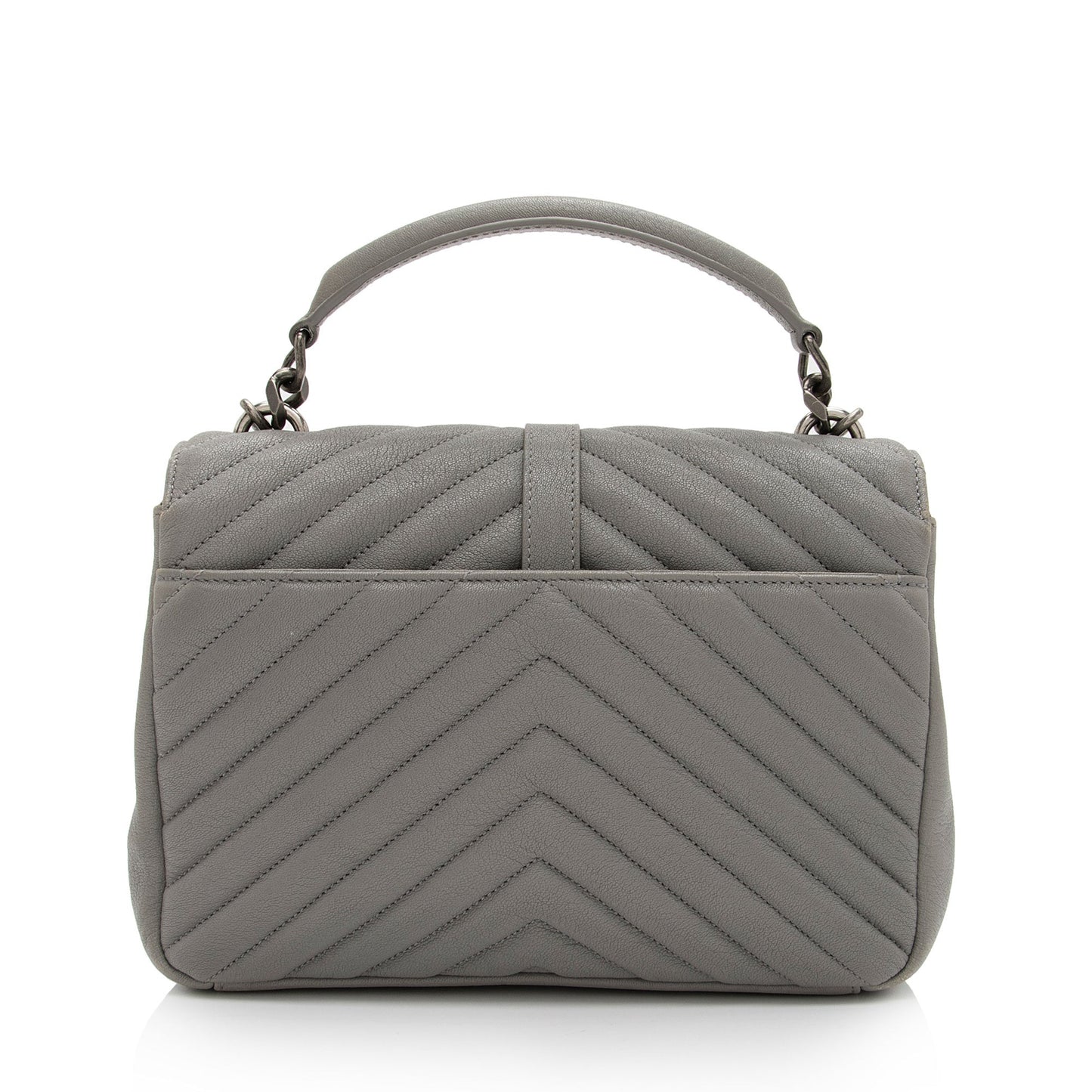 Saint Laurent Matelasse Calfskin Monogram College Medium Shoulder Bag (SHF-2L8Nyw)