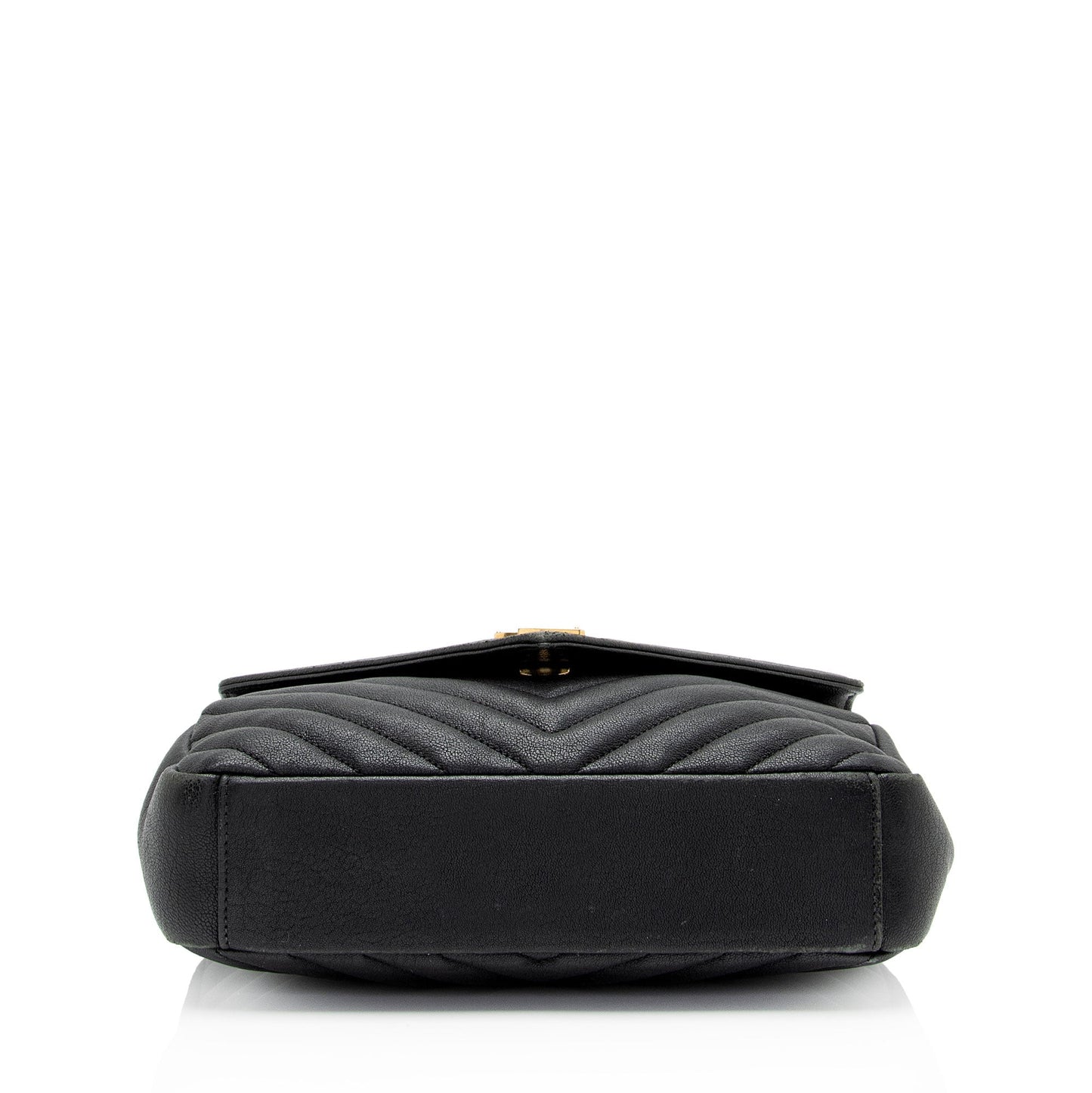 Saint Laurent Matelasse Calfskin Monogram College Medium Shoulder Bag (SHF-p3Eevf)