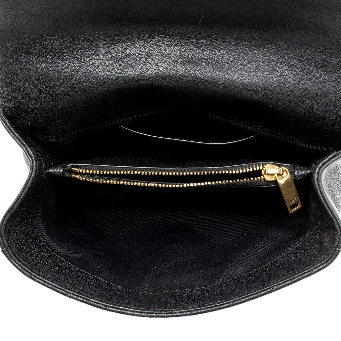 Saint Laurent Matelasse Calfskin Monogram College Medium Shoulder Bag (SHF-p3Eevf)