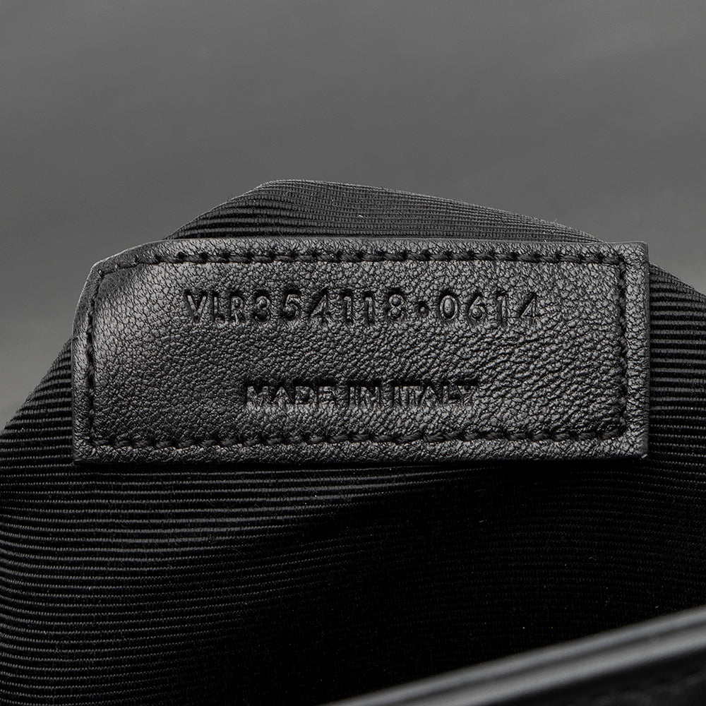 Saint Laurent Matelasse Calfskin Monogram Large Envelope Bag (SHF-19439)