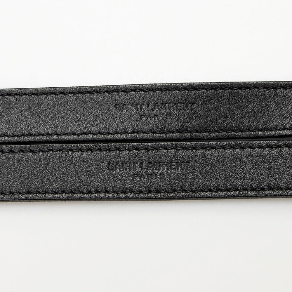 Saint Laurent Matelasse Calfskin Monogram Large Envelope Bag (SHF-19439)