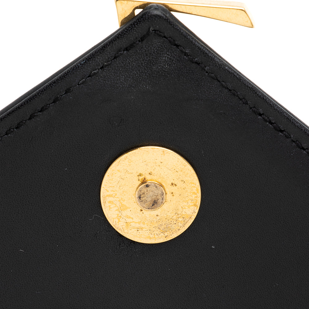 Saint Laurent Matelasse Calfskin Monogram Large Envelope Bag (SHF-19628)