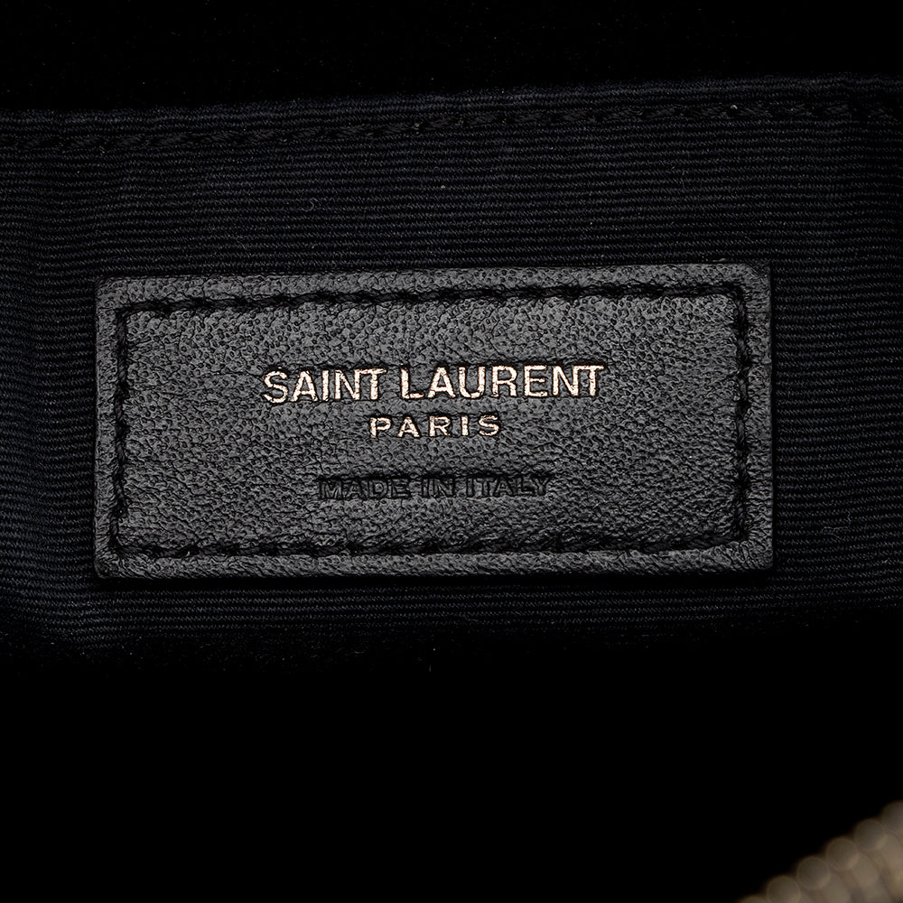 Saint Laurent Matelasse Calfskin Monogram Lou Camera Bag (SHF-dP4ylK)