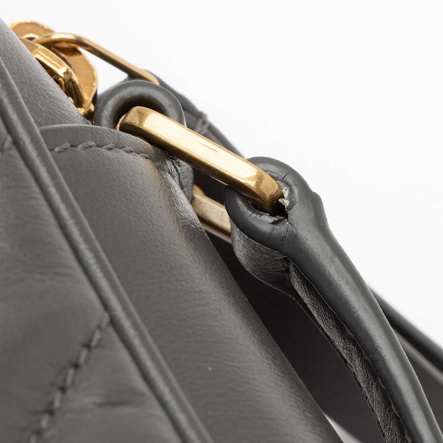 Saint Laurent Matelasse Calfskin Monogram Lou Camera Bag (SHF-Dlf8kG)