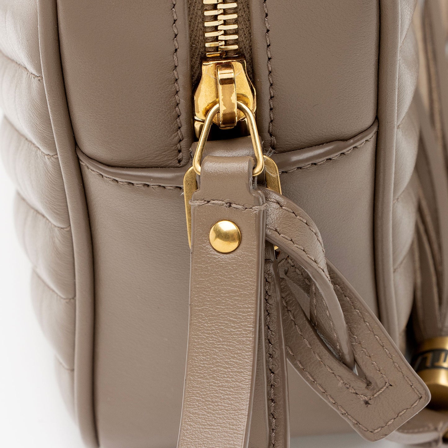 Saint Laurent Matelasse Calfskin Monogram Lou Camera Bag (SHF-agSbTg)