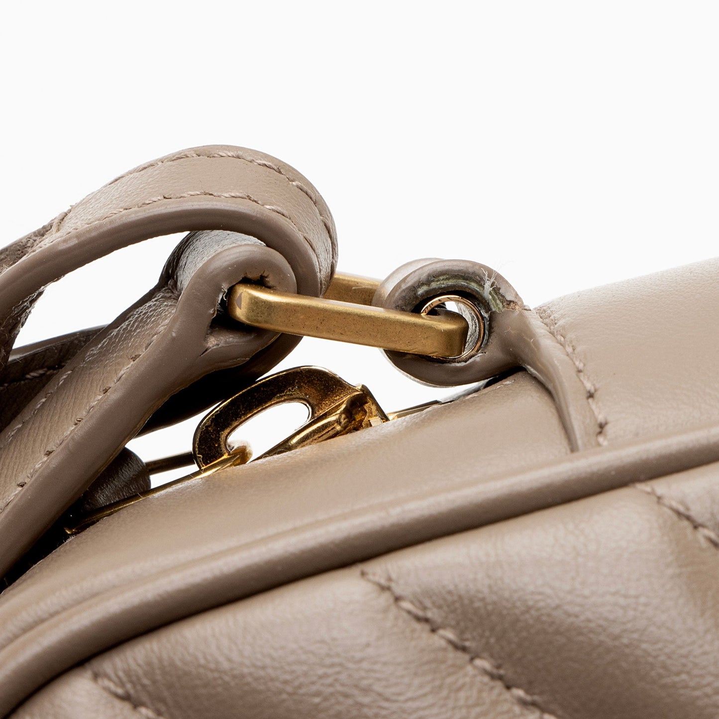 Saint Laurent Matelasse Calfskin Monogram Lou Camera Bag (SHF-agSbTg)