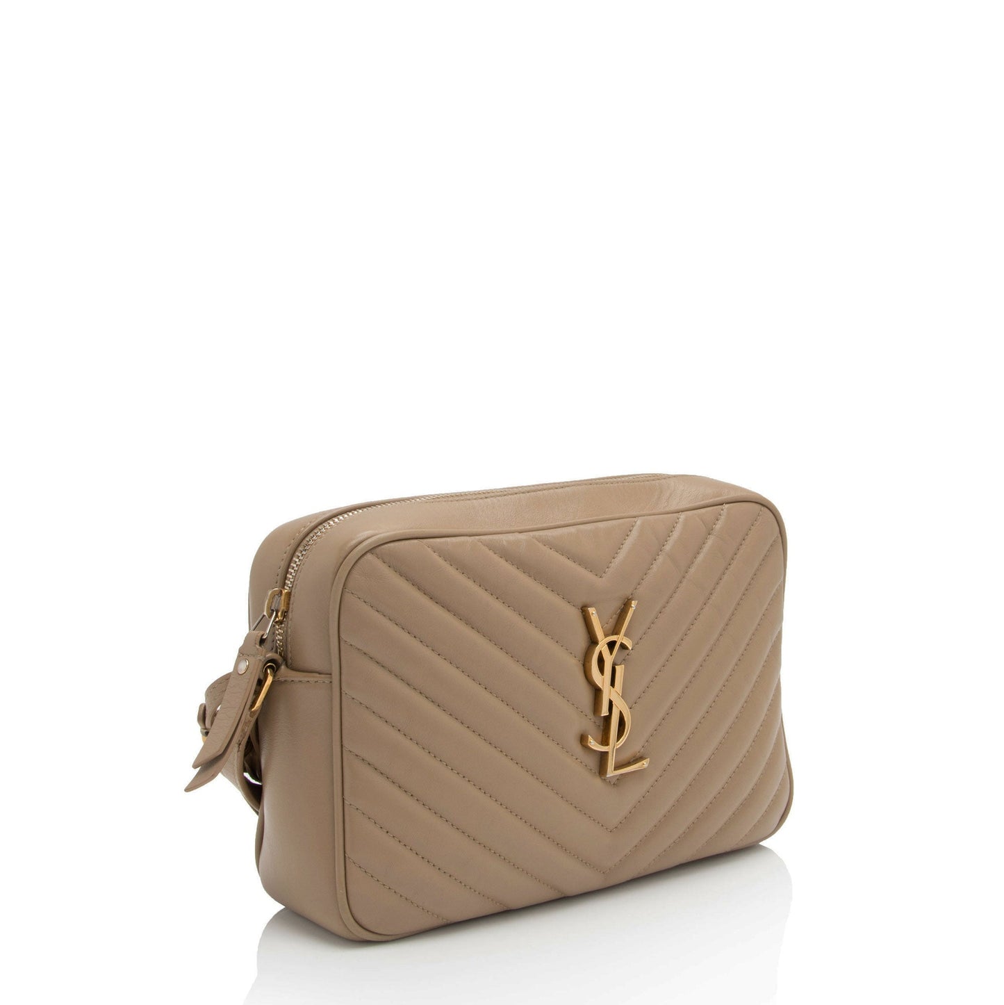 Saint Laurent Matelasse Calfskin Monogram Lou Camera Bag (SHF-5REUgE)