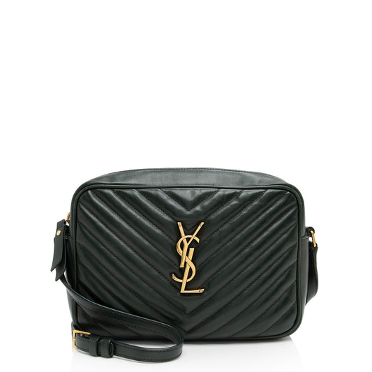 Saint Laurent Matelasse Calfskin Monogram Lou Camera Bag
