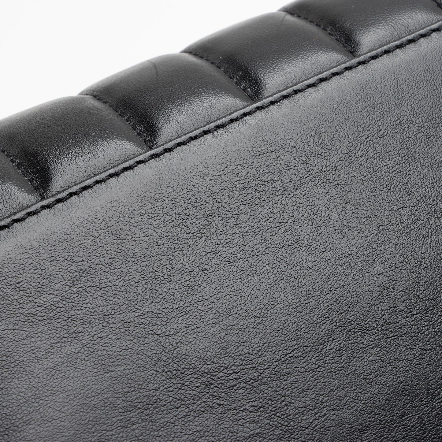 Saint Laurent Matelasse Calfskin Monogram LouLou Chain Medium Shoulder Bag (SHF-22491)