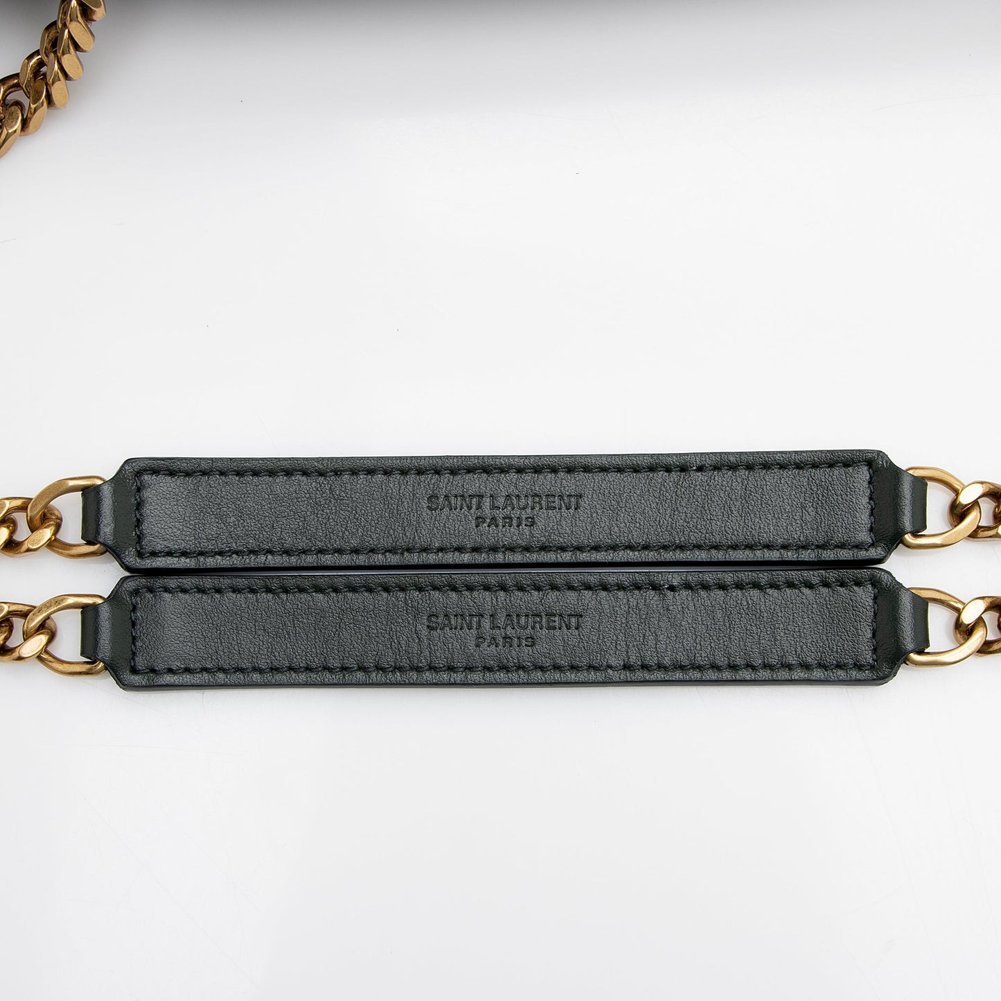 Saint Laurent Matelasse Calfskin Monogram LouLou Chain Medium Shoulder Bag (SHF-22990)