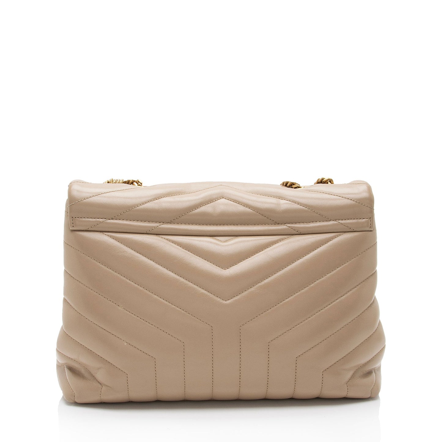 Saint Laurent Matelasse Calfskin Monogram LouLou Chain Medium Shoulder Bag (SHF-pCCeab)