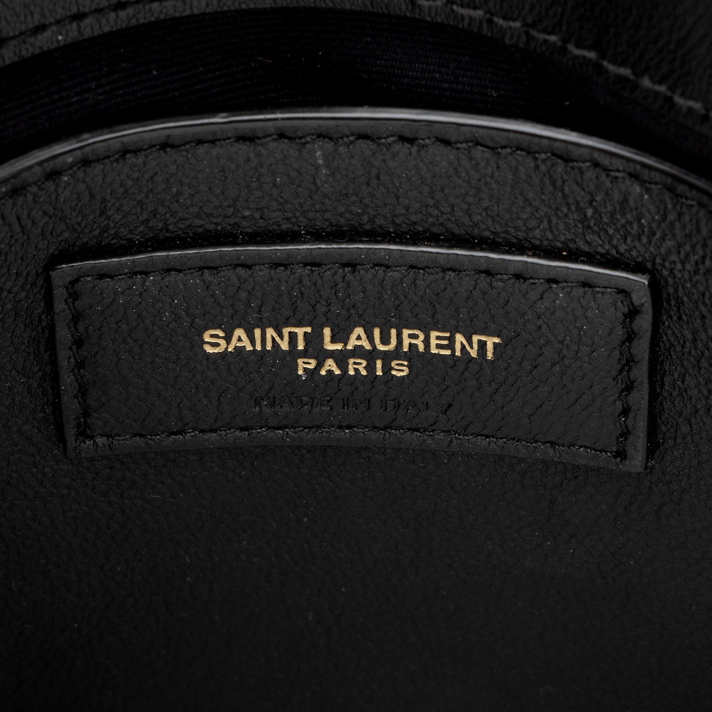 Saint Laurent Matelasse Calfskin Monogram LouLou Chain Small Crossbody (SHF-8o8aXB)