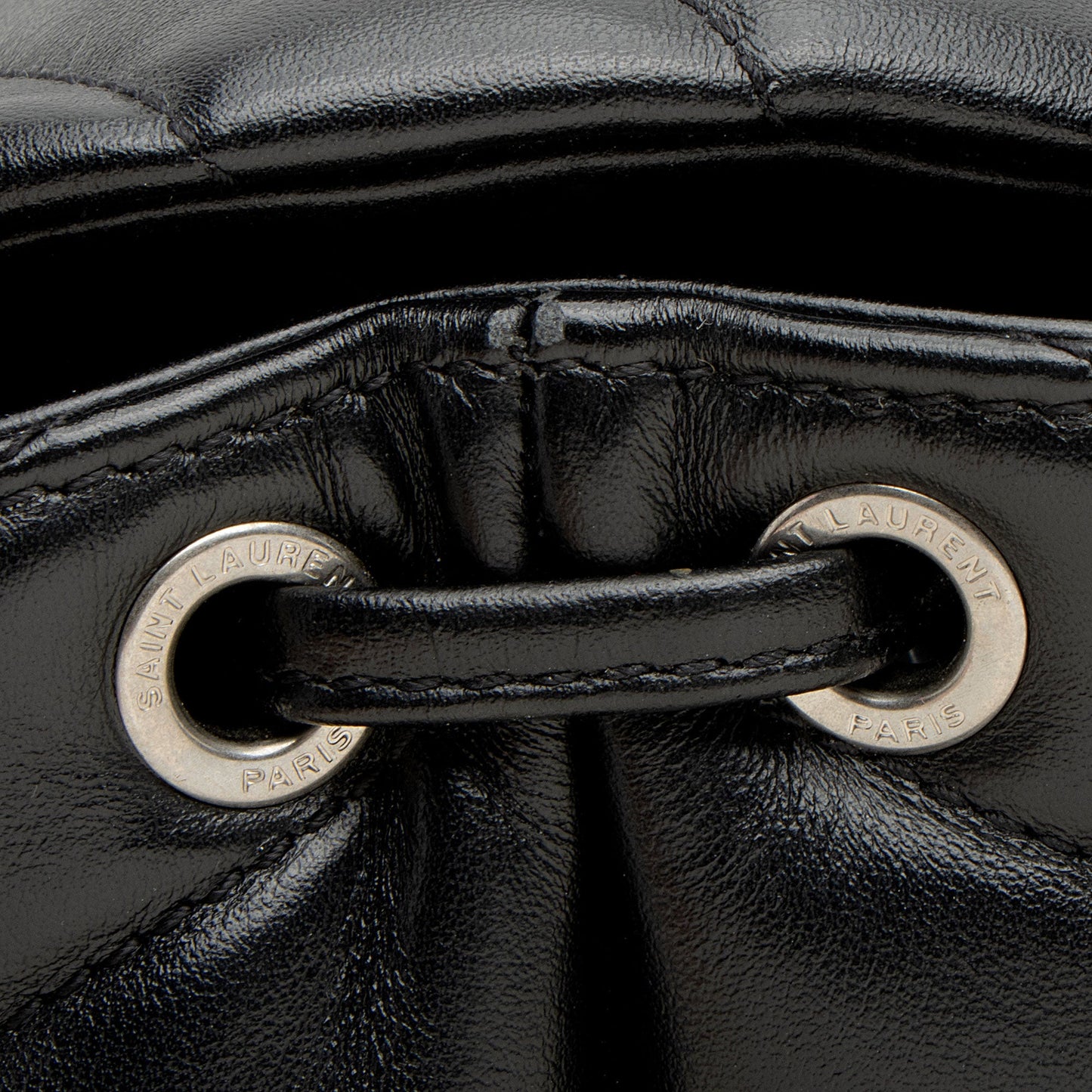 Saint Laurent Matelasse Calfskin Monogram LouLou Medium Backpack (SHF-m1rXfW)