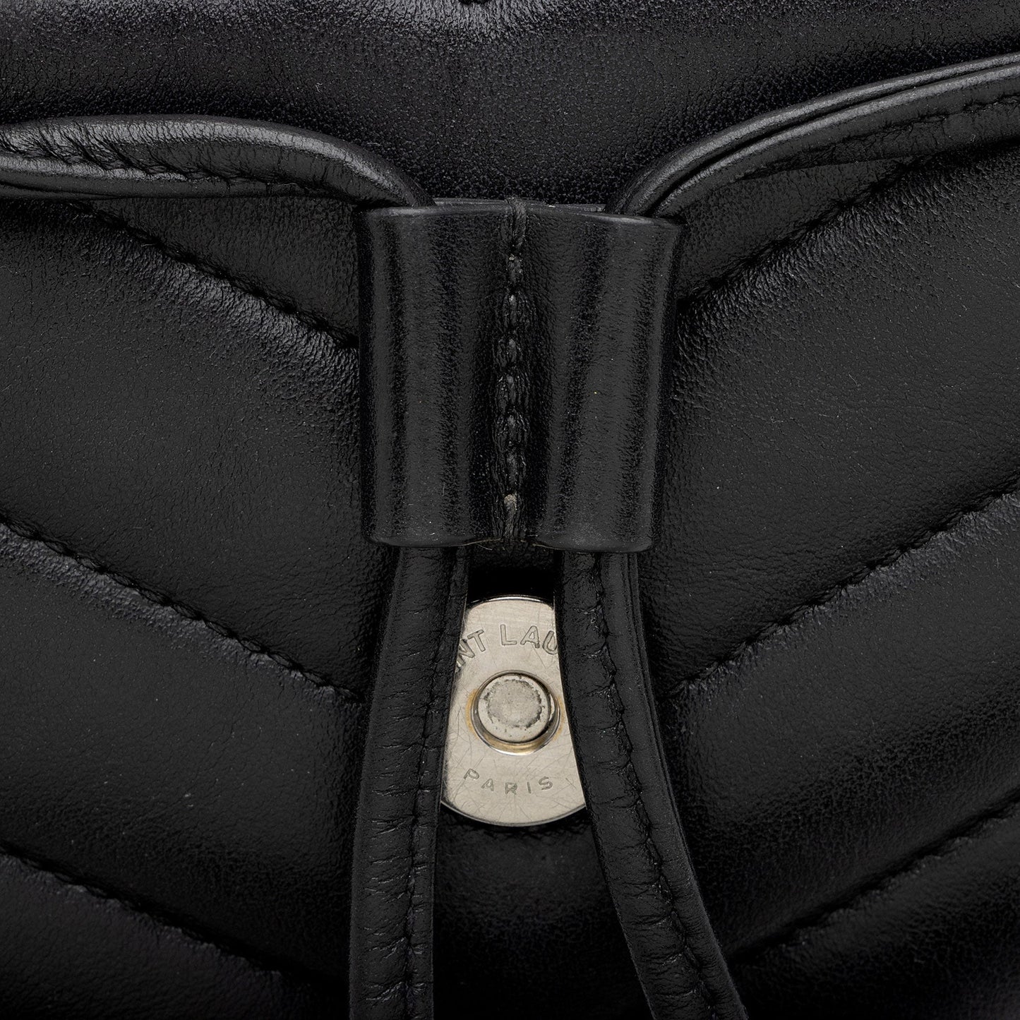 Saint Laurent Matelasse Calfskin Monogram LouLou Small Backpack (SHF-HvZDX3)