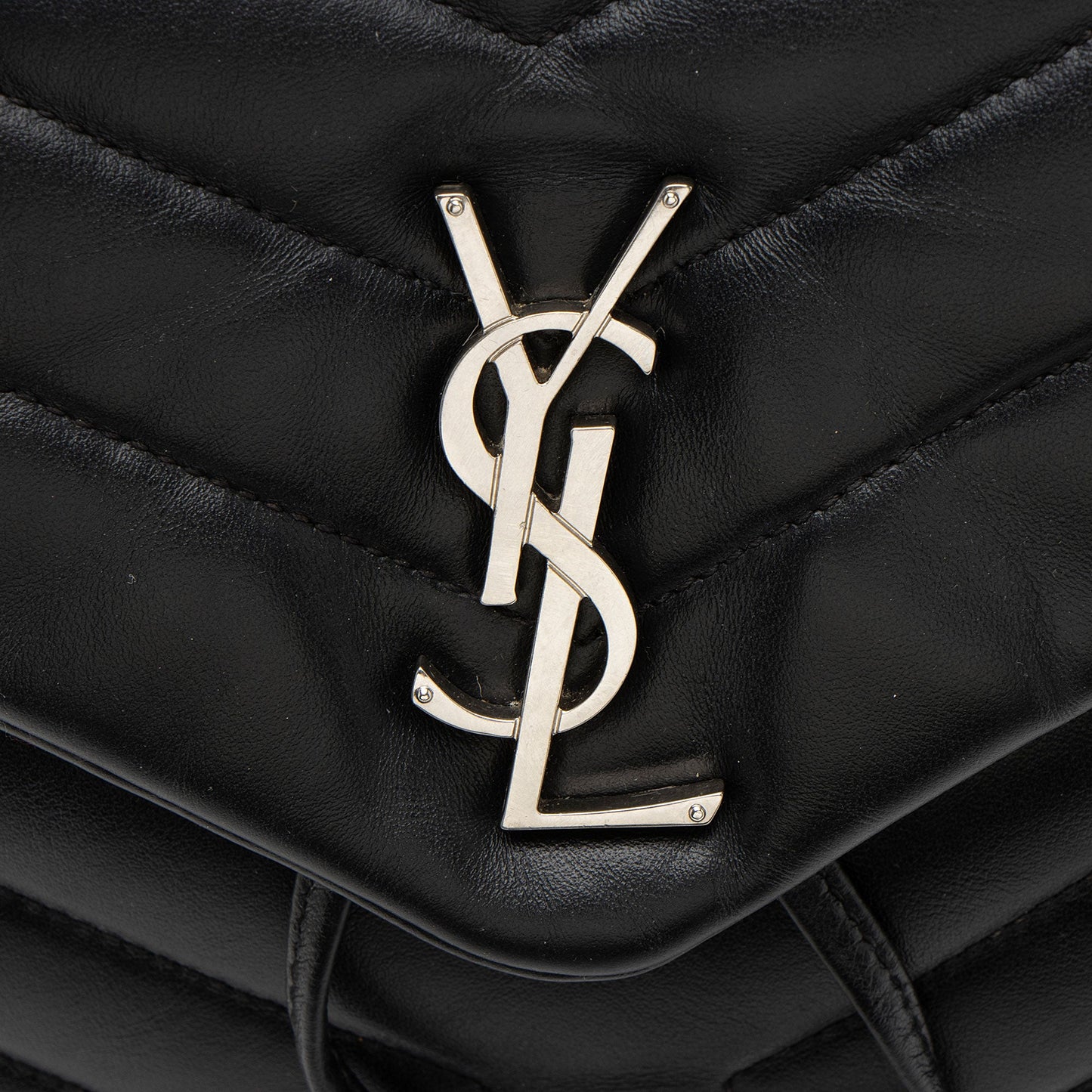Saint Laurent Matelasse Calfskin Monogram LouLou Small Backpack