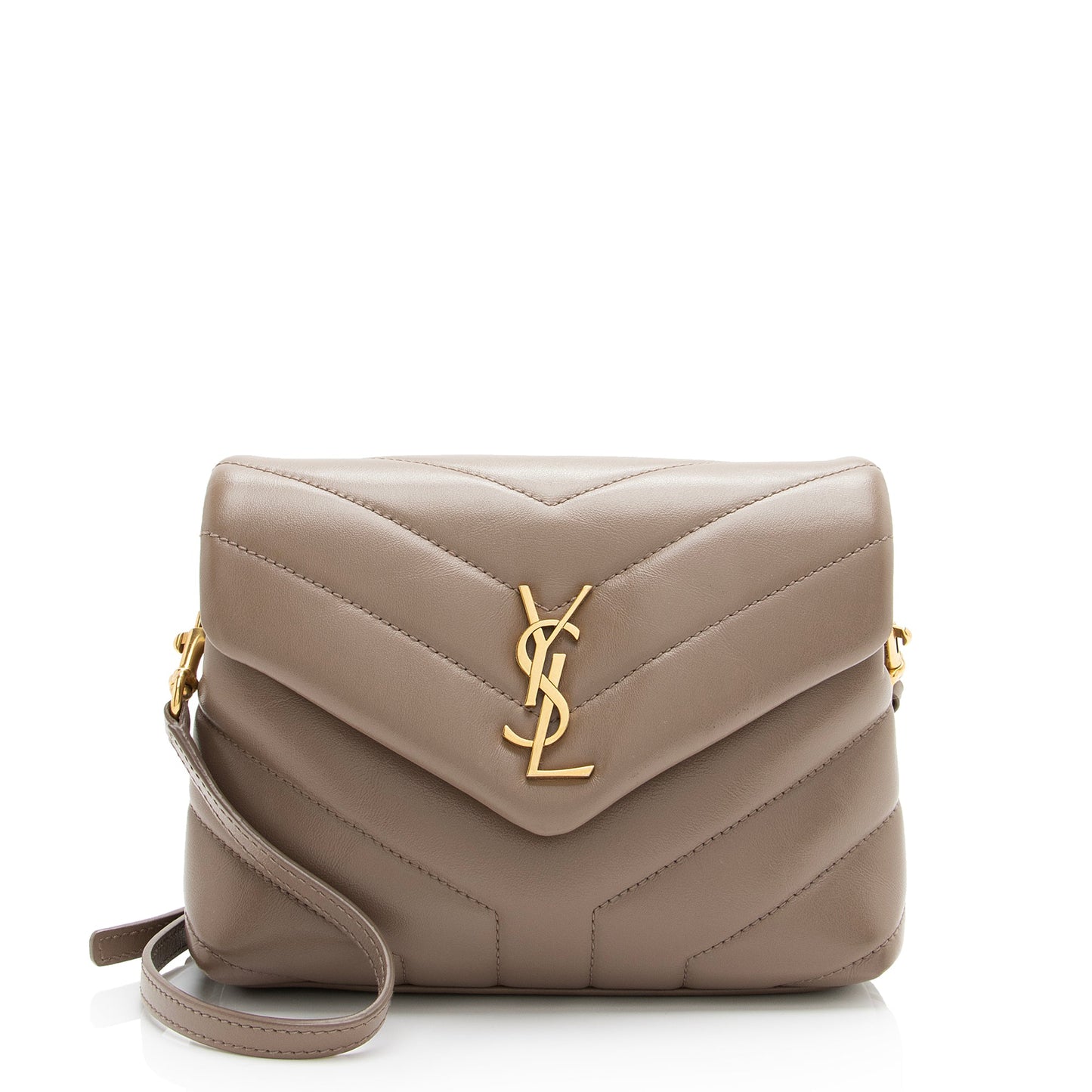 Saint Laurent Matelasse Calfskin Monogram LouLou Toy Crossbody Bag (SHF-vkCgCs)