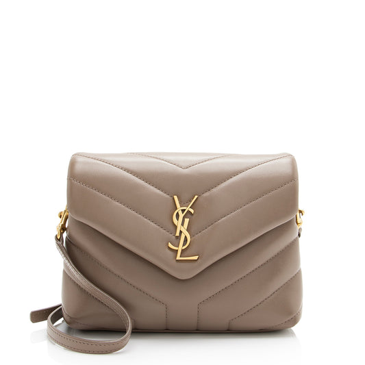 Saint Laurent Matelasse Calfskin Monogram LouLou Toy Crossbody Bag (SHF-vkCgCs)