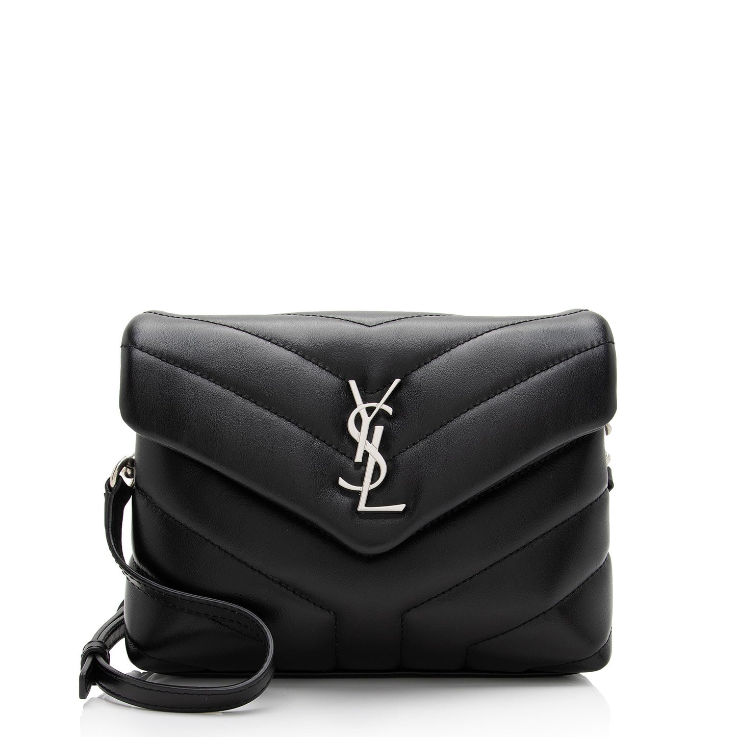 Saint Laurent Matelasse Calfskin Monogram LouLou Toy Crossbody Bag (SHF-tGwfOp)