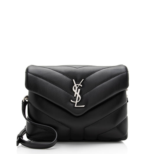 Saint Laurent Matelasse Calfskin Monogram LouLou Toy Crossbody Bag (SHF-tGwfOp)