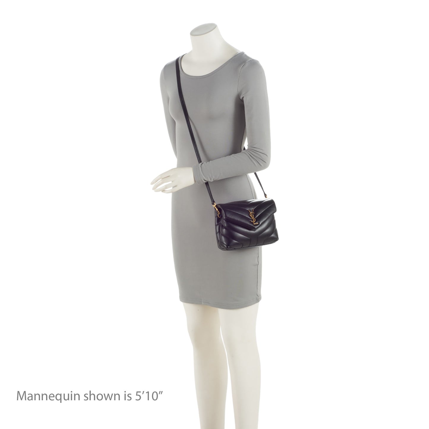 Saint Laurent Matelasse Calfskin Monogram LouLou Toy Crossbody Bag (SHF-8TLGZ0)