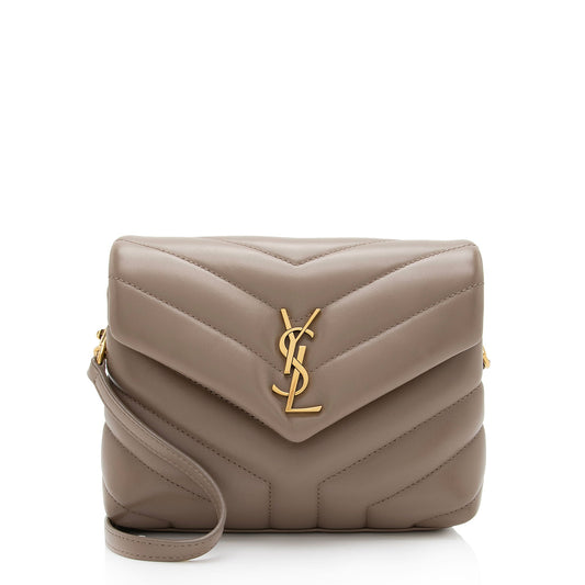 Saint Laurent Matelasse Calfskin Monogram LouLou Toy Crossbody Bag (SHF-IxNLUP)
