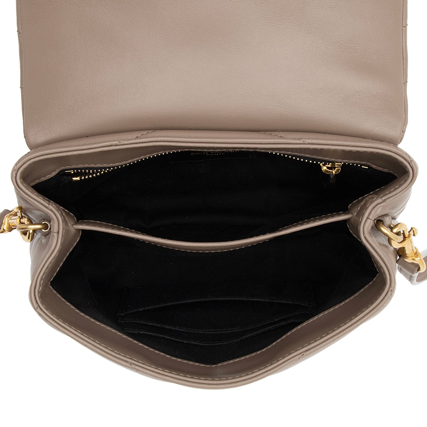 Saint Laurent Matelasse Calfskin Monogram LouLou Toy Crossbody Bag (SHF-IxNLUP)