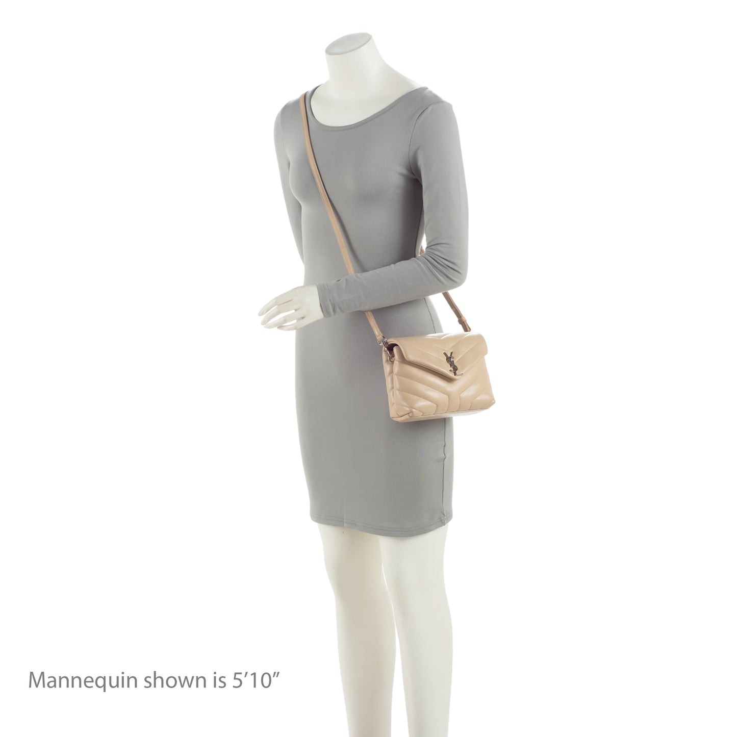 Saint Laurent Matelasse Calfskin Monogram LouLou Toy Crossbody (SHF-arg7wt)