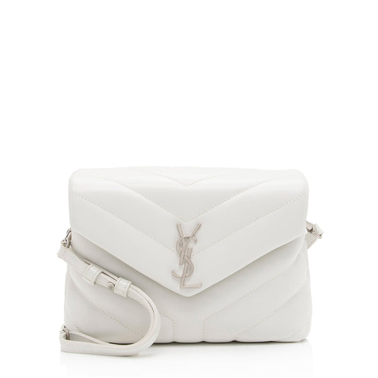 Saint Laurent Matelasse Calfskin Monogram LouLou Toy Crossbody Bag (SHF-iYanNR)