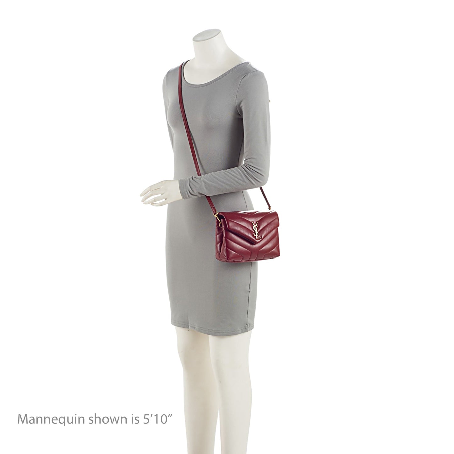 Saint Laurent Matelasse Calfskin Monogram LouLou Toy Crossbody (SHF-PXzdWg)