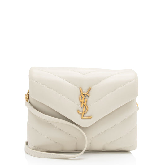 Saint Laurent Matelasse Calfskin Monogram LouLou Toy Crossbody (SHF-YCD9dJ)