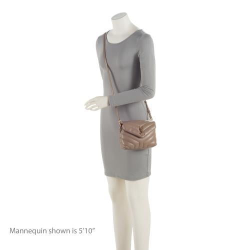 Saint Laurent Matelasse Calfskin Monogram LouLou Toy Crossbody (SHF-I8aWGS)