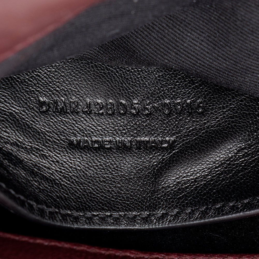 Saint Laurent Matelasse Calfskin Monogram College Medium Shoulder Bag (SHF-18292)