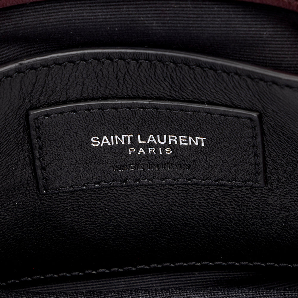Saint Laurent Matelasse Calfskin Monogram College Medium Shoulder Bag (SHF-18292)