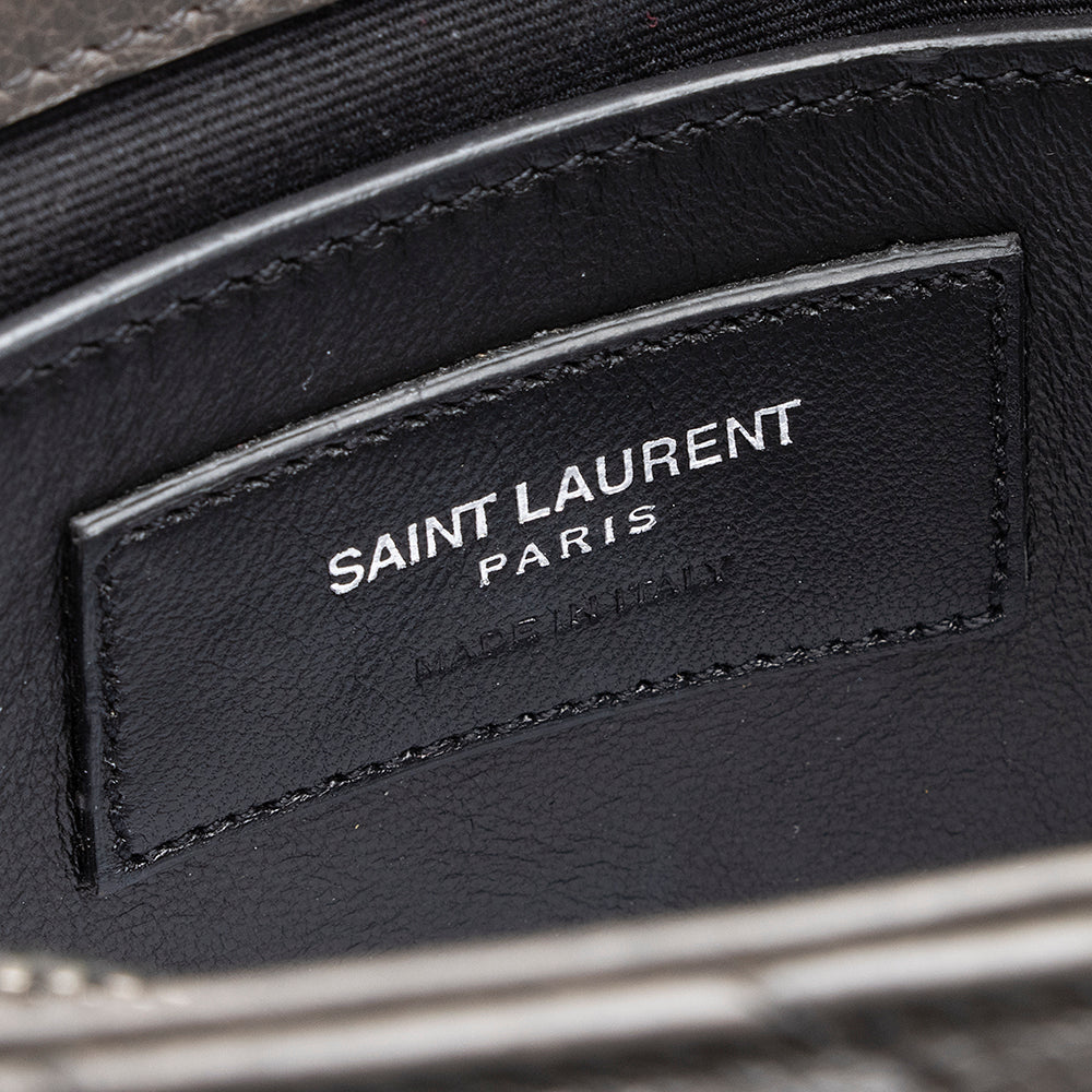 Saint Laurent Matelasse Calfskin Monogram Medium College Top Handle Bag (SHF-20220)