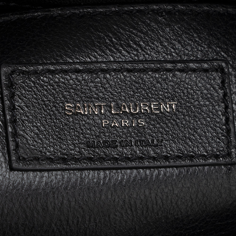 Saint Laurent Matelasse Calfskin Monogram Medium College Top Handle Bag (SHF-20778)