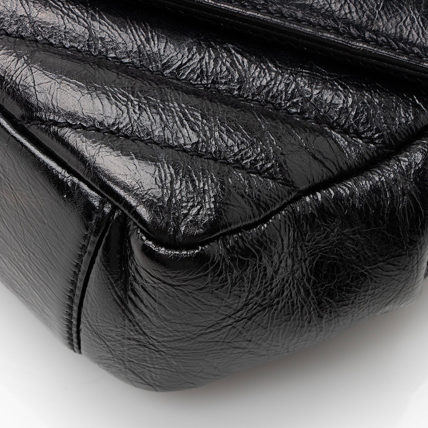 Saint Laurent Matelasse Calfskin Monogram Punk Chain Baby Crossbody Bag (SHF-22834)